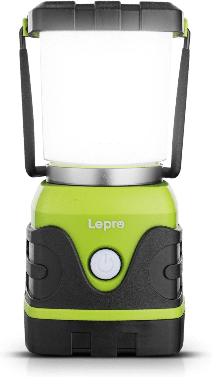 Waterproof Tent Light with 4 Light Modes, Camping Essentials, Portable Lantern Flashlight for Camping, Emergency Light, Power Outages, Not Rechargeable
